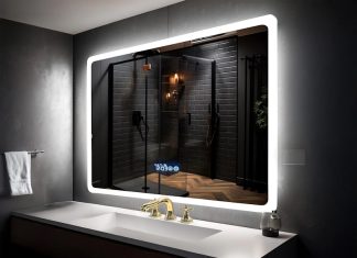 Зеркало с подсветкой: магия света в ванной зеркало в ванную с подсветкой