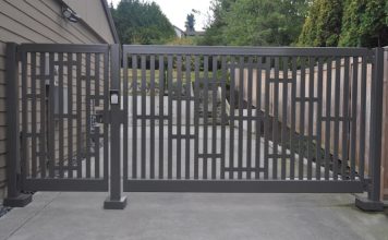 Материал: распашные ворота с калиткой распашные ворота с калиткой