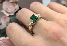Стоит ли выбирать кольцо с изумрудом в белом золоте: эстетика, практичность и магия контраста Кольцо с изумрудом